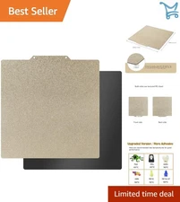 330x330mm Double Sided Textured PEI Bed for 3D Printers, Easy Magnetic Install