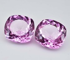25.30 Ct Natural Pinkish Morganite Cushion FLAWLESS Certified Loose Gemstone