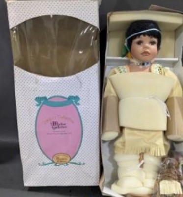 Paradise Gallery Native American Boy  Gentle Bear   By Kelly RuBert, 21 in, 2004