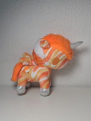 Aurora World Plush - Tokidoki Frozen Treats - ORANGE CREAMIE UNICORNO 