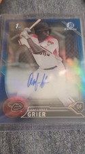 2016 Bowman Draft - Chrome Draft Pick Autographs Anfernee Grier #CDA-AG Blue...