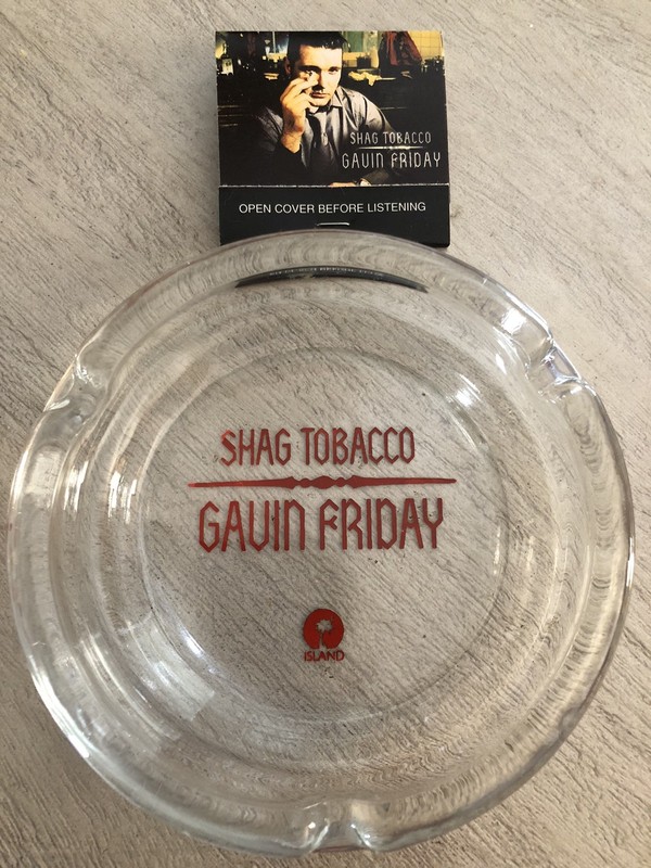 Gavin Friday Shag Tobacco Ashtray & Matchbook 1995 Promo Items Island Records