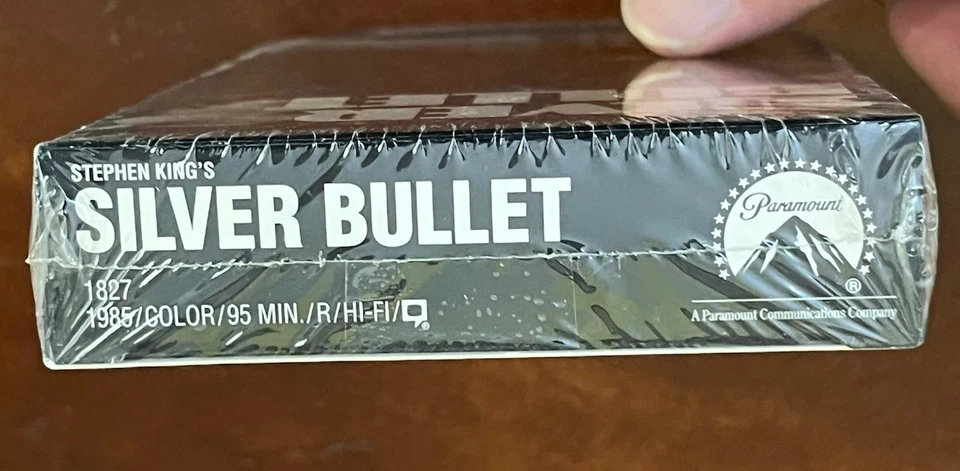 Серебряная пуля VHS Стивен Кинг Paramount новый в заводской упаковке - Изображение 4 из 4