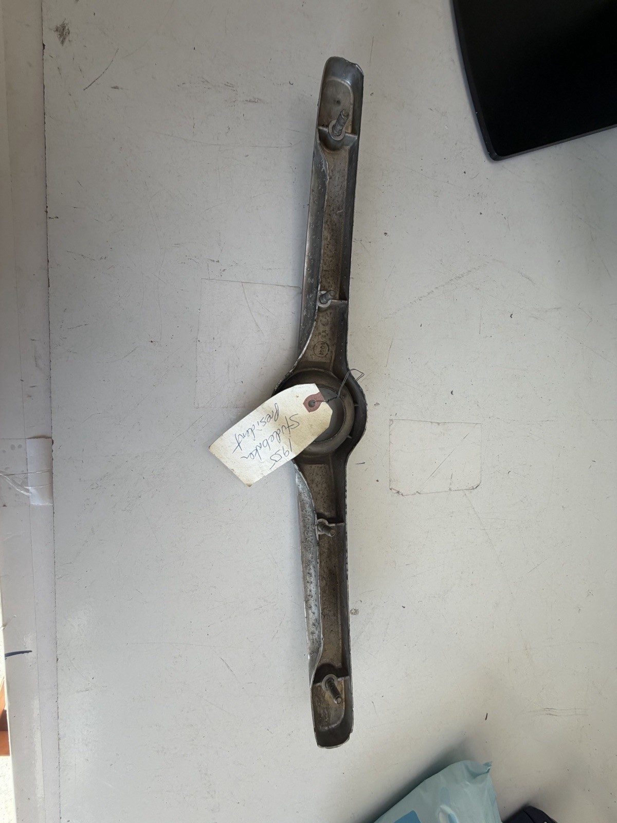 Vintage 1953 STUDEBAKER CHAMPION Trunk Lid Emblem