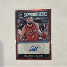 Panini 2018-19 Donruss Optic Signature Series Nikola Mirotic Auto SG-NMT
