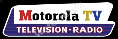 Motorola TV   Metal Sign 6'' x 18'' or 8 x 24