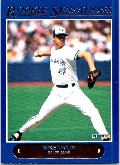 1992 Fleer #8 Mike Timlin Rookie Sensations