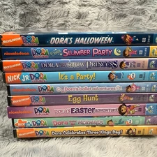 Dora the Explorer DVD Lot 10 Nick Jr Nickelodeon Kids Cartoon Episodes