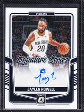 2024-25 Panini Donruss Optic Jaylen Nowell Signature Series Auto #SSNOW Pelicans