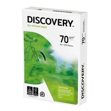 Image of Discovery Eco-Efficient A4 Paper White 70gsm 500 Sheets - FREE P&P