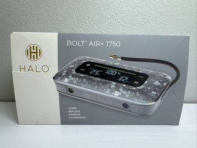 #ad Halo Bolt Air 1750 Portable Car Battery Jump Starter Silver HAL JMP 0004 Unused $124.95