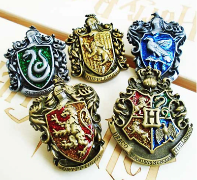 Ravenclaw Crest Glitter Pin