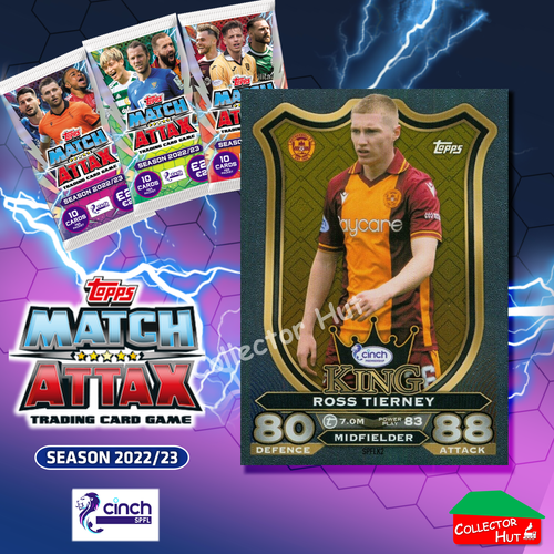 TOPPS MATCH ATTAX SPFL 2022/23 Golden Legend Thunder Kings 100 Choose Your Card - Picture 69 of 76