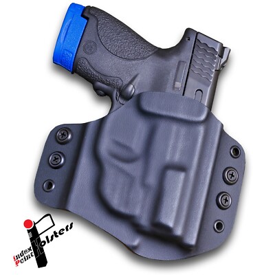 Holster for: M&P Shield 9mm/40, w/ Crimson Trace LG-489G Green Laser, OWB, Kydex