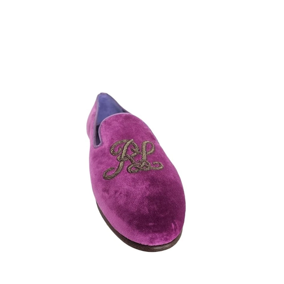 Mocasines de terciopelo Ralph Lauren Collection Alonzo (zapatos individuales) Foto 3 de 4