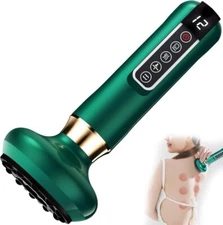 Electric Vacuum Cupping Massager Body Guasha Scraping Fat Burning Anti-Cellulite