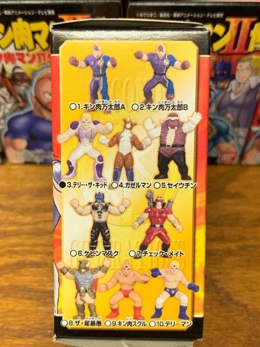 Kinnikuman II Ultimate Muscle Mini Figure Shokugan Set of 10 w/card Bandai - Picture 12 of 13