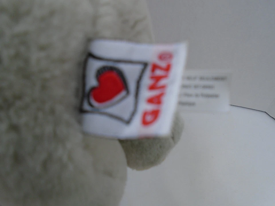 GANZ Webkinz SOFT VELVETY ELEPHANT HM167 Plush Stuffed Gray Animal Toy - Image 3 of 4