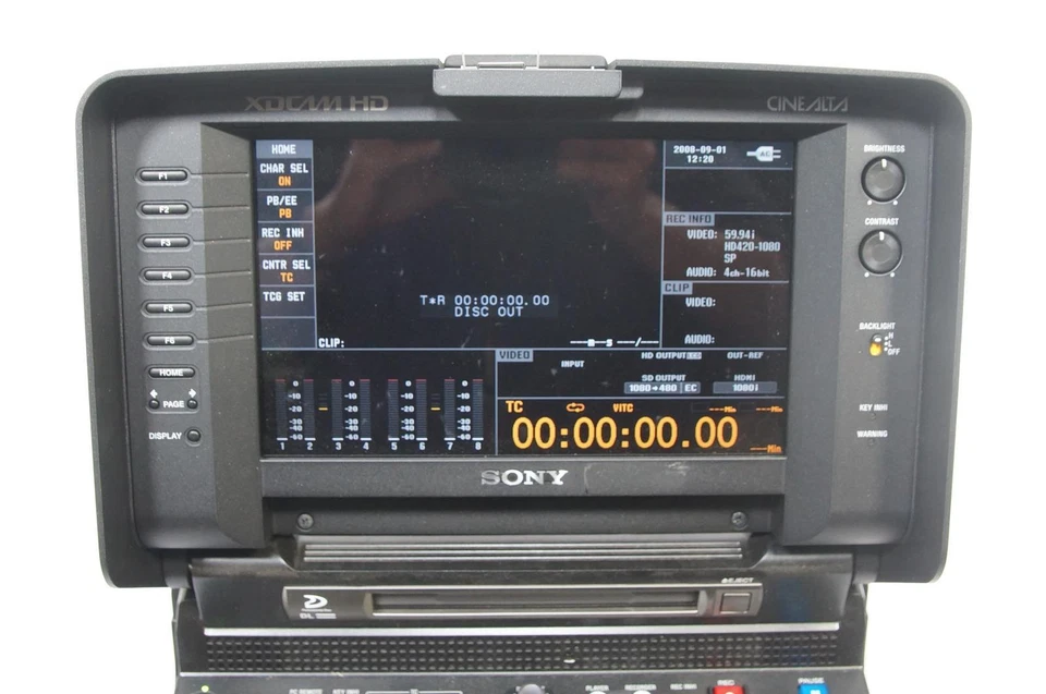 Sony PDW-HR1 XDCAM Professional Disc Field Recorder - Bild 2 von 4