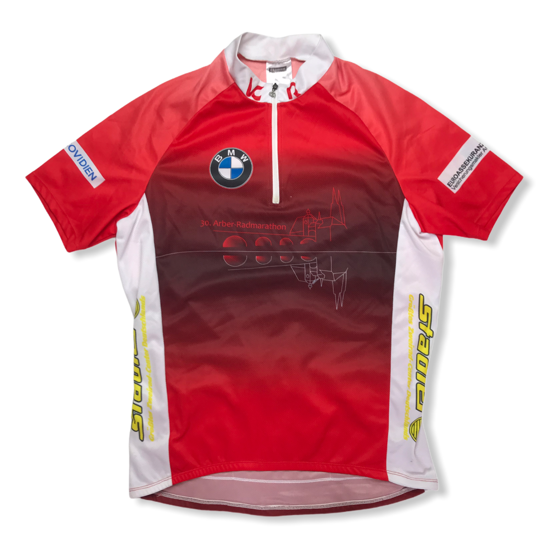 Maillot Cycliste Gonso Vintage Taille M (50 Cm) - Manches Courtes - Motif Coloré