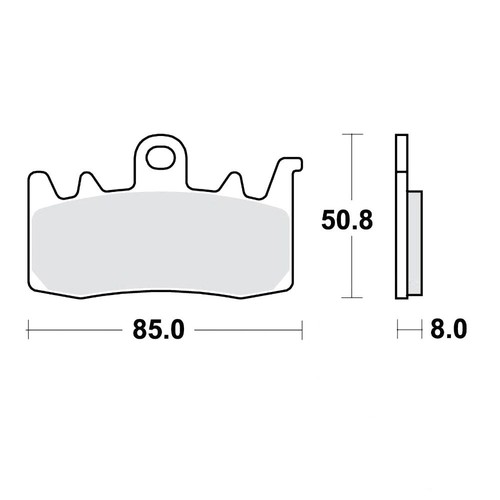 Plaquettes De Frein Avant TRW Sintérisé SV Moto (MCB736SV