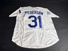 Joc Pederson Signed 2020 Dodgers WS Jersey '2020 WS Champs' BAS BA53081