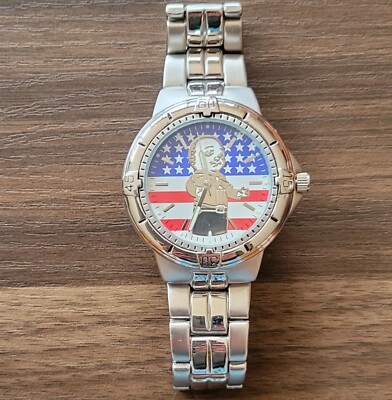 Unused Lee Dungarees Patriotic Buddy Lee Watch Silver Tone  display picture 1