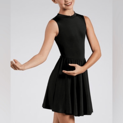 WEISSMAN Dance Costume black jersey Keyhole Back Skater Dress child IC 7/8 | eBay WEISSMAN Dance Costume black jersey Keyhole Back Skater Dress child IC 7/8 | eBay