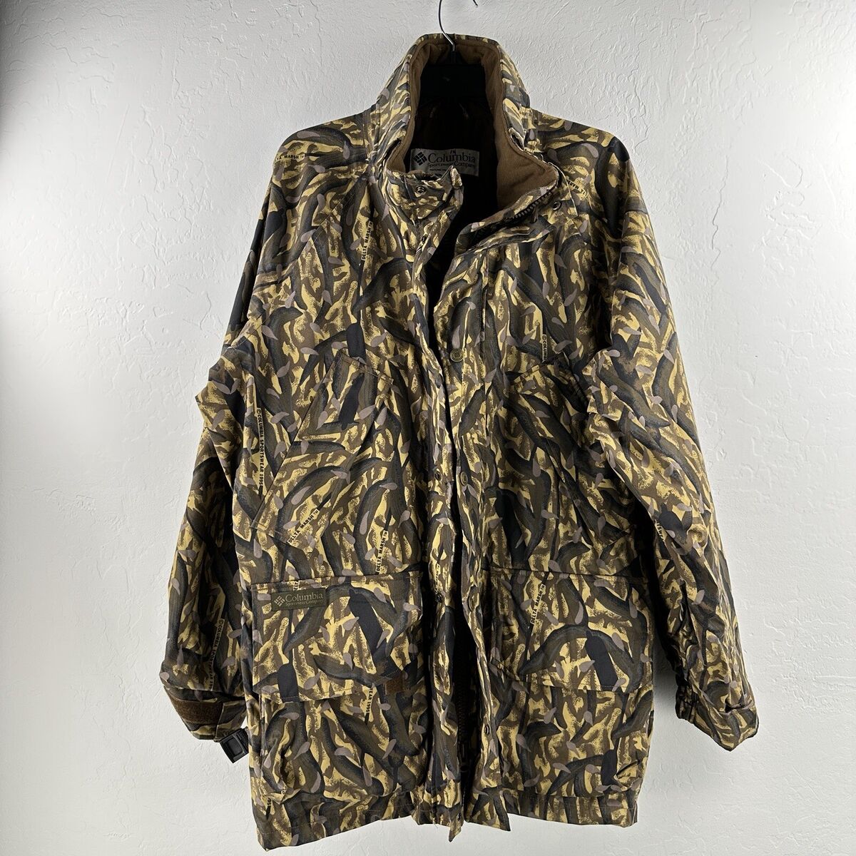 Vtg COLUMBIA SPORTSWEAR Jacket 1995 DELTA MARSH Mens M Camo Vtg COLUMBIA SPORTSWEAR Jacket 1995 DELTA MARSH Mens M Camo