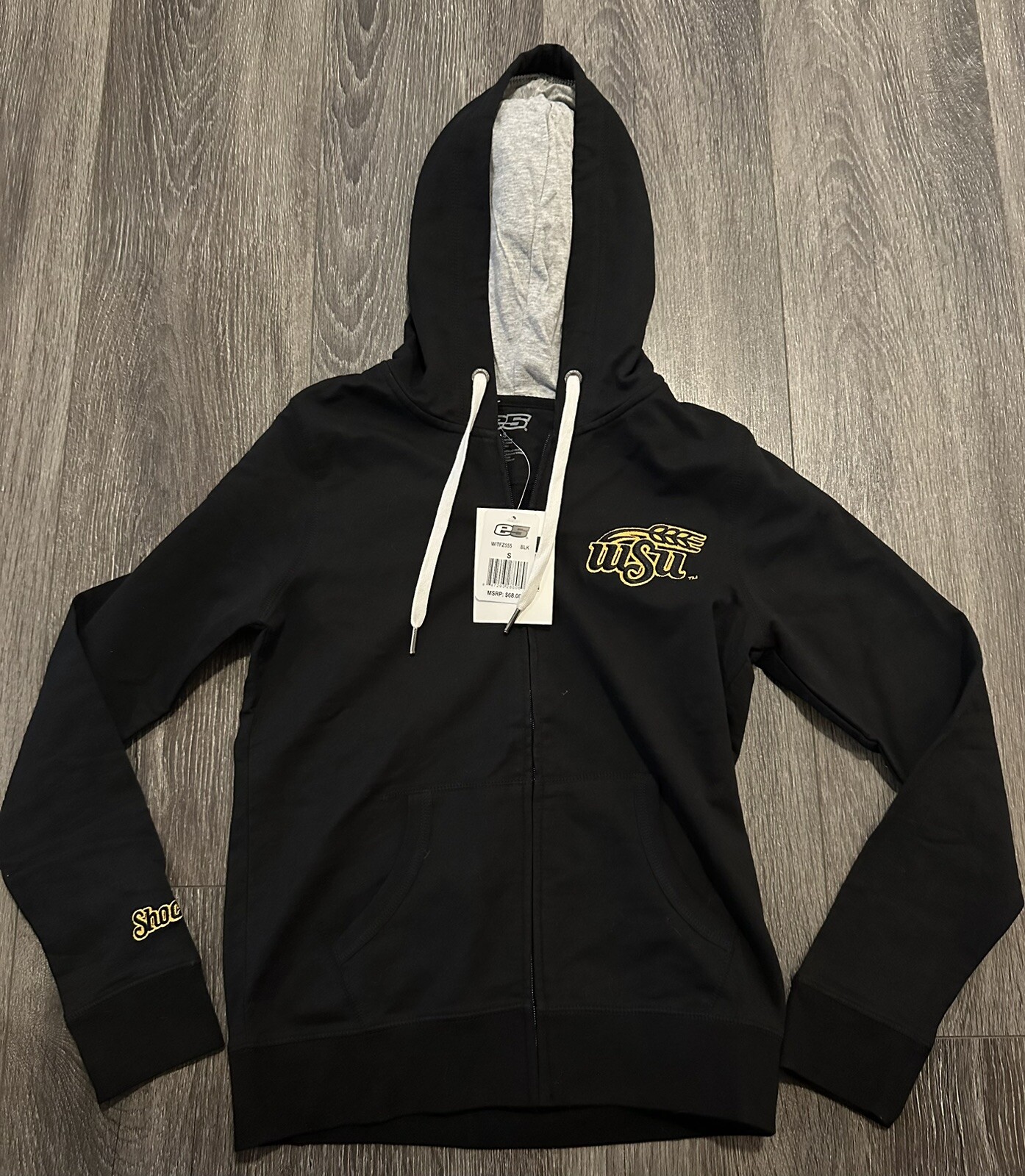 Женский свитер толстовка с капюшоном Wichita State University Shockers NCAA размер S