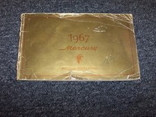 1967 Mercury Marquis & Park Lane Brougham Owner Owner's Operator Manual xz