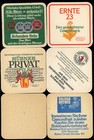 LOT of Twelve (12) Different German Beer coasters mats some vintage lot #5 of 6 — photo 5