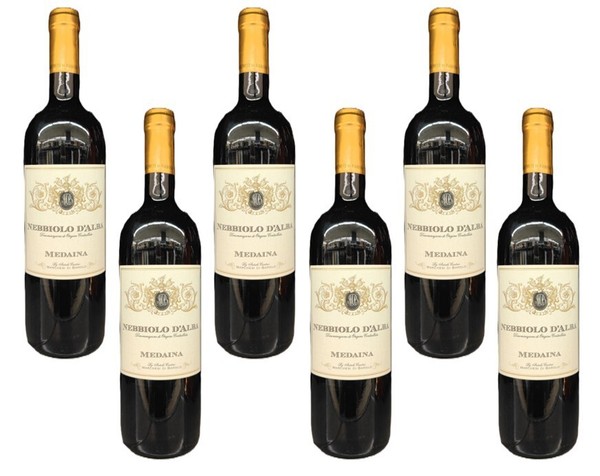 6X Cantina Medaina Nebbiolo D'alba Doc Trocken Piemont, Italien 0,75L-image