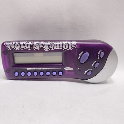 2004 Radica Word Scramble Electronic Handheld LCD Game