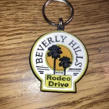 Beverly Hills, Rodeo Drive -Keychain, Rubber