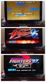 Sega Saturn King of Fighters 95 96 97 RAM Expansion Cartridge Set Lot 3 SS Japan