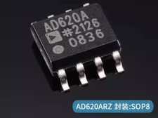 10PC NEW AD620ARZ-REEL7 AD620AR low power instrumentation amplifier chip SOP8