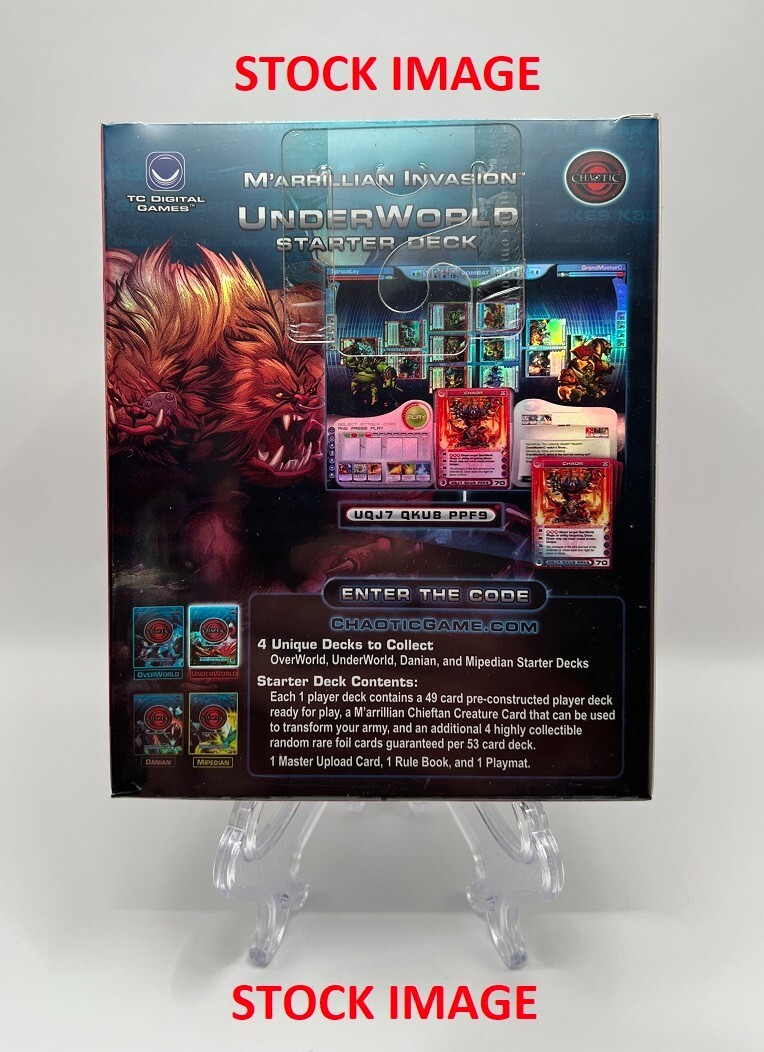 Chaotic M'Arrillian Invasion UNDERWORLD Starter Deck 1st Edition