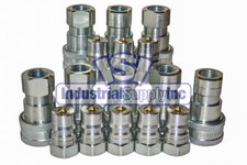 Quick Coupler ISO 7241-1 B 1/2" NPT Pipe Threads Complete Set 8 PK