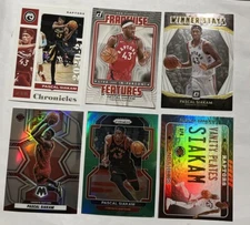 Pascal Siakam - Prizm, Insert & Parallel (6) Card Lot - Raptors 2020-2022
