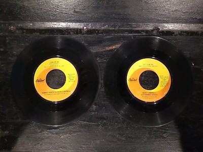 Glenn Campbell And Bobby Gentry, 45 Singles Lot,  Used Good, Capitol, UNTESTED 