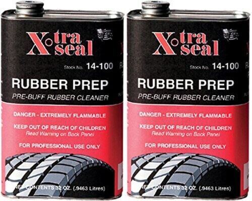 14-100 Xtra Seal Rubber Prep Buffing Solution Pre Buff(2x 32oz Cans) Tire Repair