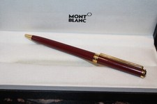 Montblanc Noblesse Oblige Kugelschreiber in Bordeaux Rot & Gold, Mont Blanc