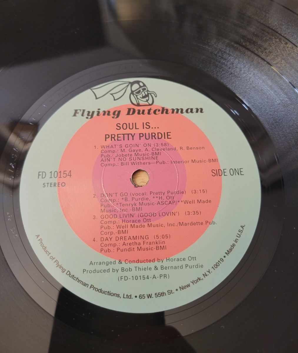 Bernard Pretty Purdie Soul Is Flying Dutchman Records 180