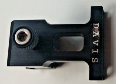 DAVIS PICATINNY MOUNT-BLACK-  Mount only - picture of sight is for example only