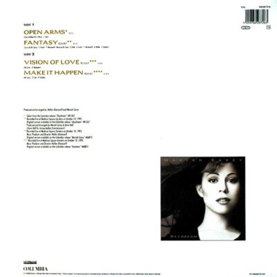 (USED) Mariah Carey – Open Arms レコード レア盤 Mariah Carey / Open Arms EP 1996 EU Vinyl Columbia Fantasy Vision