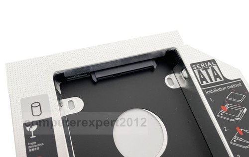 2ème adaptateur caddy disque dur HD SSD pour Sony Vaio vpcf23s1r VPCF23S1E VPC-F23S1E - Photo 4/8