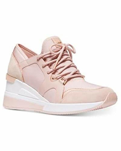 rose gold michael kors tennis shoes
