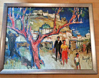 Signiertes 76cm x 60cm Ölgemälde von Hartmann, Norbert-G.