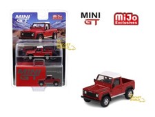 1/64 MINI GT Land Rover Defender 90 Pickup Red Diecast Car Model MGT00323